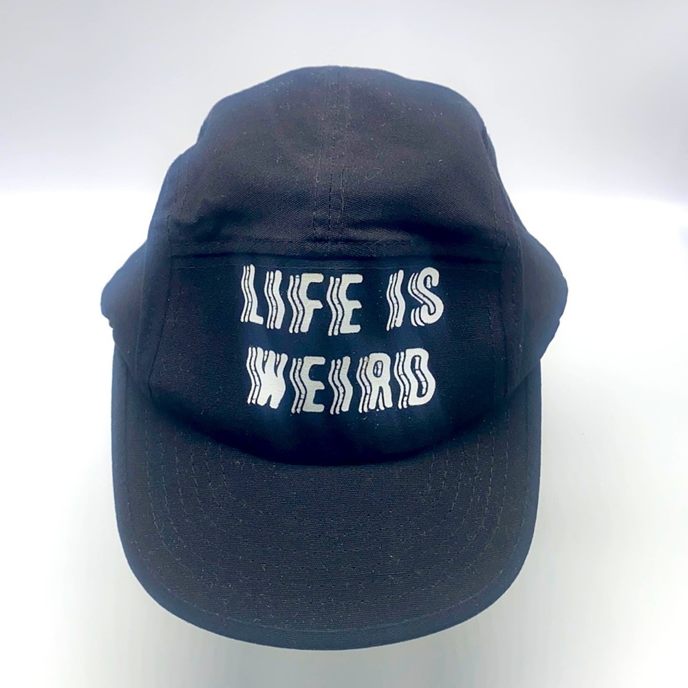 BeechField- Y2K Life Is Weird Black Baseball Hat Size Onesize